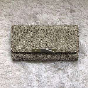 Black and white clutch